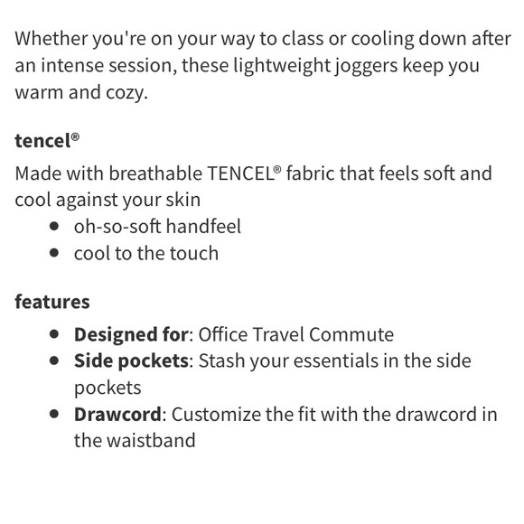 Lululemon City Sleek Sweatpant - Picture 4 of 7